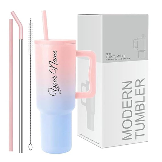 Tumbler with lid and Straw 1200ML Cup Stainless Steel