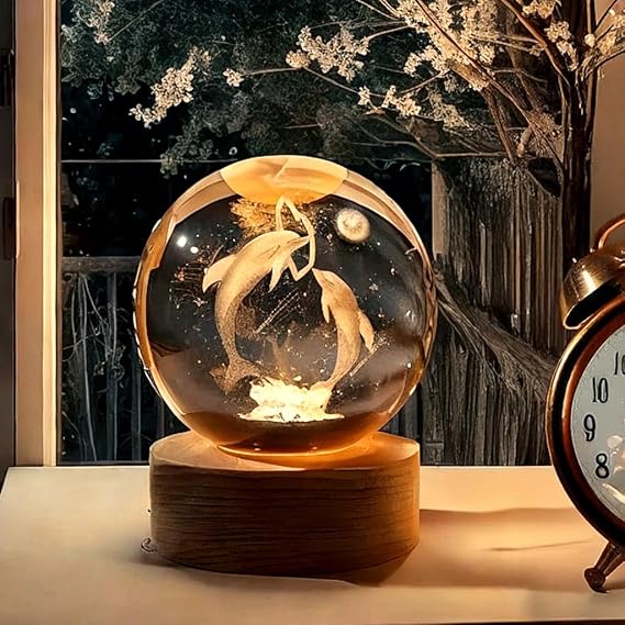3D Crystal Ball Lamp